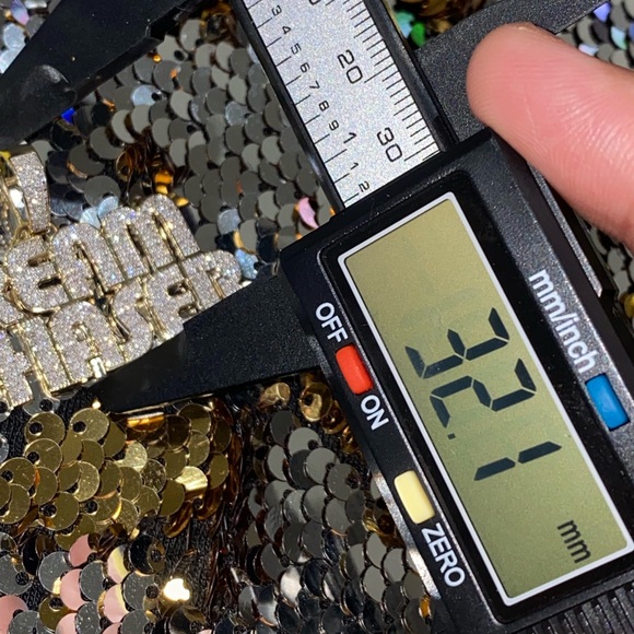 10k Solid Real Gold Real Diamond Custom pendant for men, dream chaser NOT PLATED - Picture 4 of 6